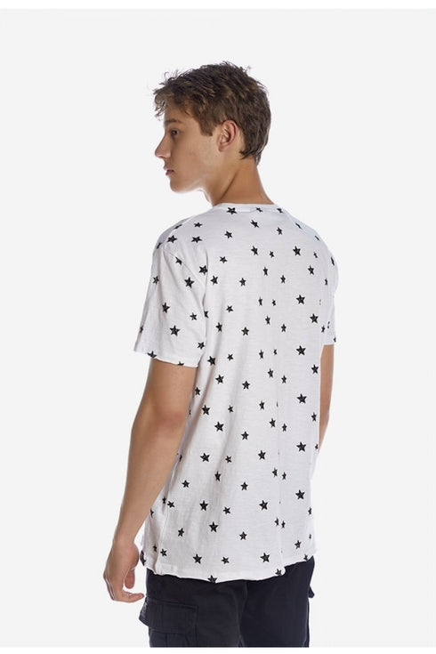 Ανδρικό T-Shirt Κοντό Μανίκι Λευκό BROKERS
